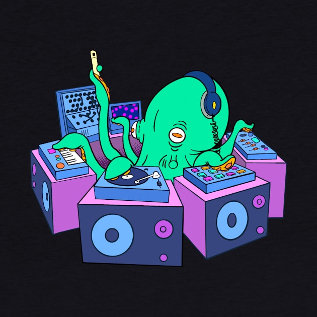 DJ Octopus by josighuh